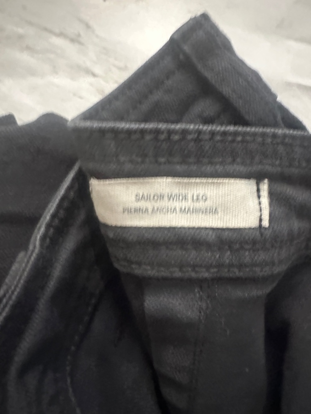 Universal Thread Sailor Black Wide Leg jeans 12 - Picture 4 of 11